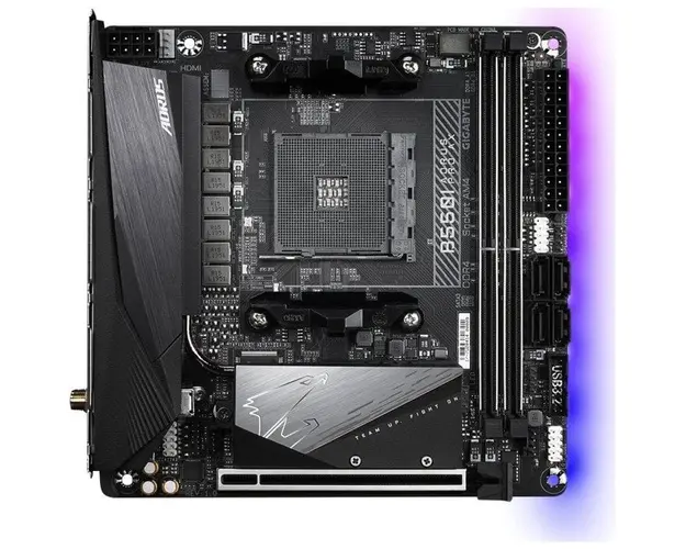 Placa de baza Gigabyte B550I AORUS PRO AX, Socket AM4