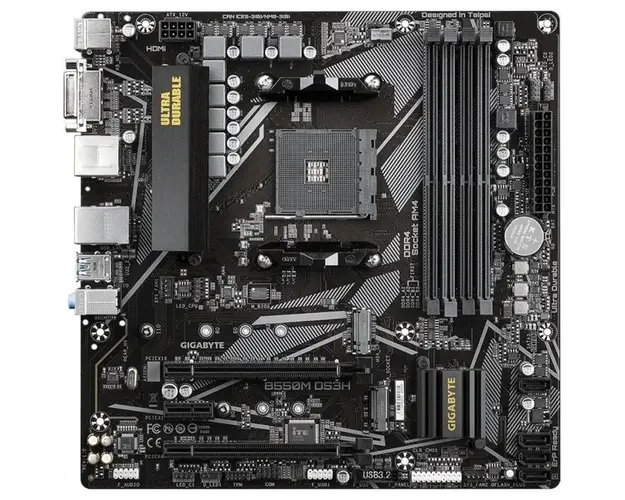 Placa de baza Gigabyte B550M DS3H , Socket AM4