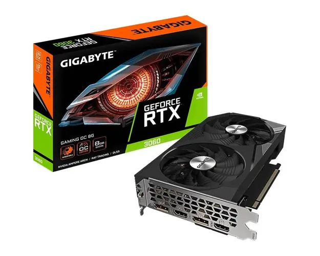 Placa Video Gigabyte GeForce® RTX™ 3060 GAMING OC 2.0, 8GB GDDR6, 128-bit