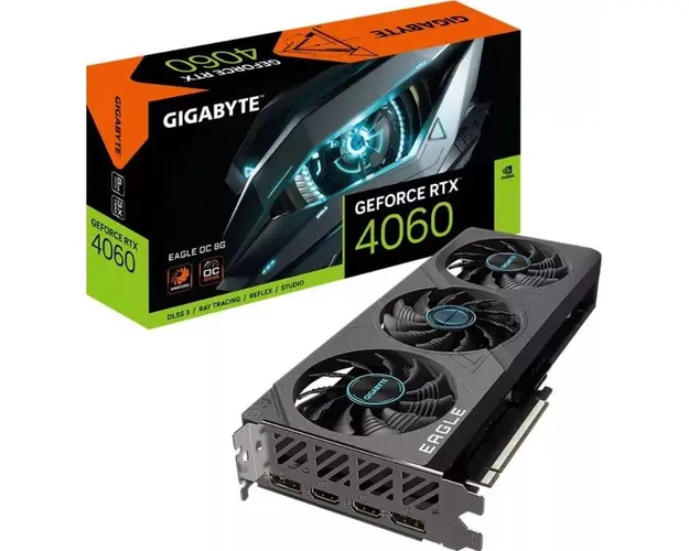 Placa video Gigabyte GeForce RTX 4060 EAGLE OC, 8GB GDDR6, 128bit