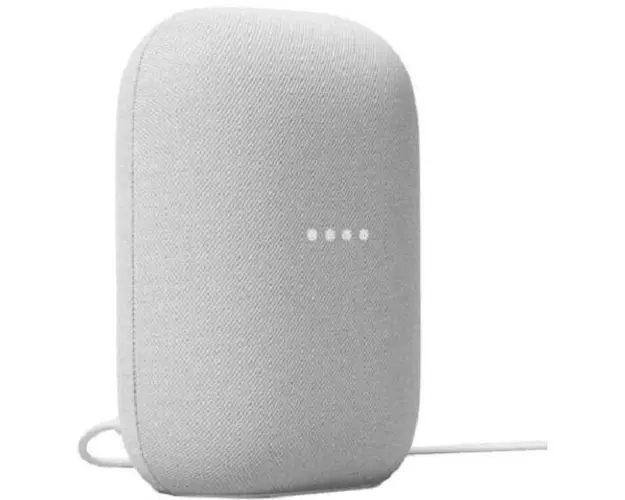 Boxa inteligenta Google Nest Audio, Wi-Fi, Bluetooth, Comenzi Vocale, Alb