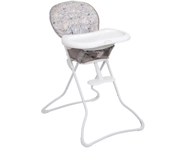 Scaun de masa Graco Snack N Stow Daydream, de la 6 luni, Alb/Gri