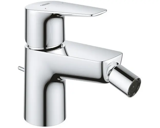 Baterie bideu monocomanda, cu ventil pop-up, crom, Grohe BauEdge