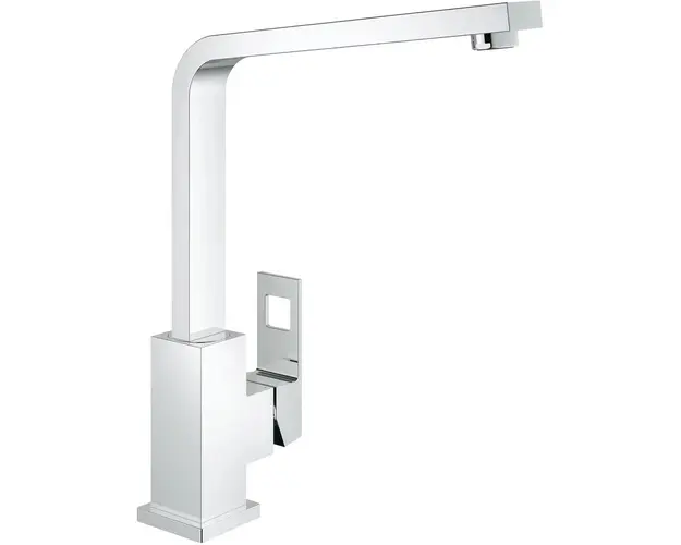 Baterie bucatarie Grohe Eurocube, monocomanda, 1/2, cartus ceramic, pipa inalta, pivotanta 360, aerator, crom