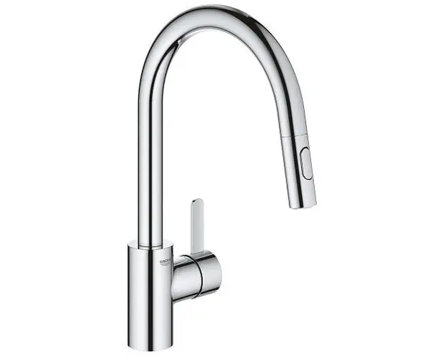 Baterie bucatarie monocomanda, cu dus extractibil, Grohe Eurosmart Cosmo