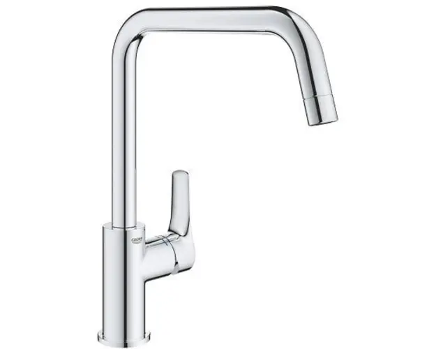 Baterie bucatarie monocomanda, L-Spout, crom lucios, Grohe Eurosmart