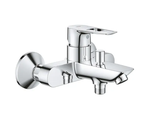 Baterie de cada Grohe Bauloop 23602001, 1/2&#039;&#039;, aparenta, monocomanda, diverter, Crom