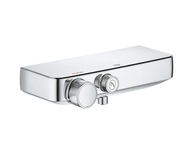 Baterie de dus cu termostat Grohe Grohtherm SmartControl, butoane push, CoolTouch, EasyTray, crom