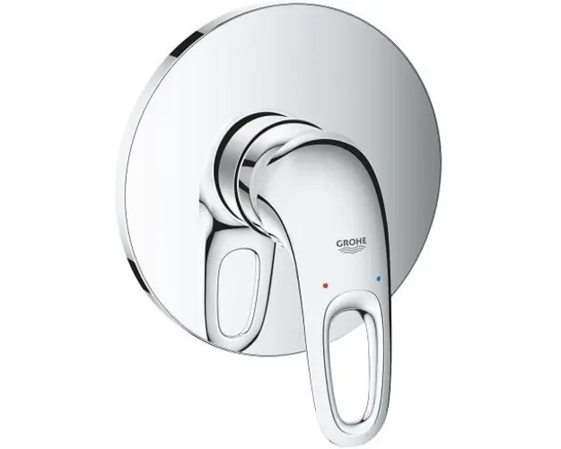 Baterie dus monocomanda incastrata, crom, Grohe Eurostyle