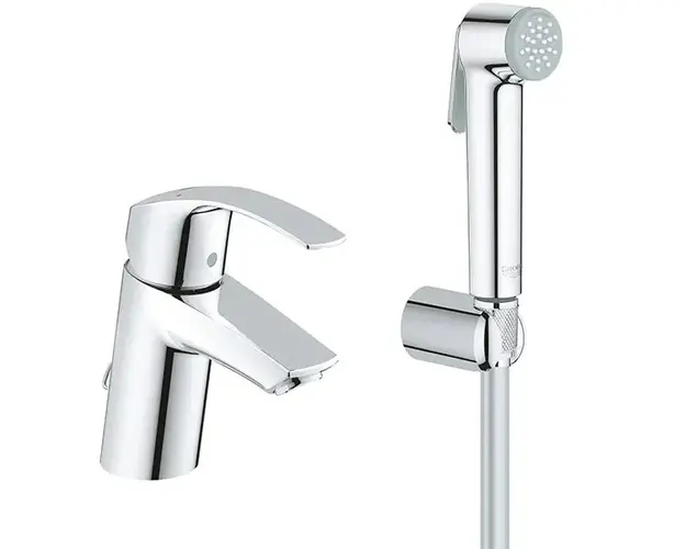 Baterie lavoar Grohe Eurosmart New, functie bideu, S-size, crom, 23124002