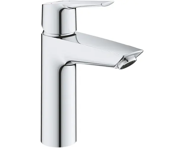 Baterie lavoar Grohe Start 23746002, 3/8&#039;&#039;, marimea M, monocomanda, pornire pe rece, evacuare push to open, crom