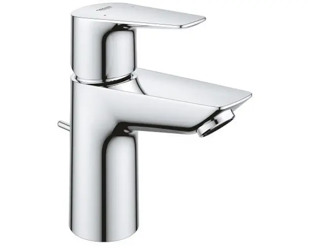 Baterie lavoar monocomanda S, cu ventil pop-up, crom, Grohe BauEdge