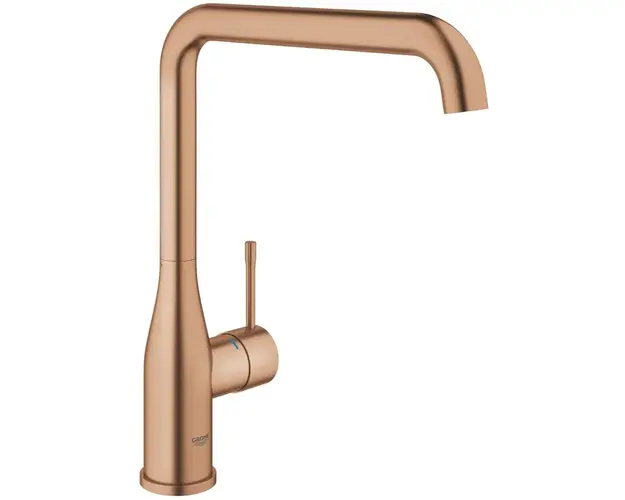 Baterie pentru spalator Grohe Essence 30269DL0, monocomanda, cartus ceramic, pipa pivotanta, Cupru (Brushed Warm Sunset)