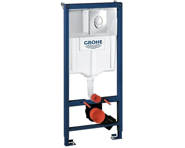 Rezervor WC Grohe Rapid SL set 3 in 1 Skate Air, crom, set fixare, 38721001
