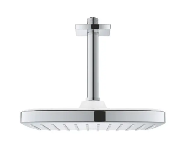 Set de dus cu para fixa si brat 142 mm, crom, Grohe Tempesta 250 Cube 1 jet