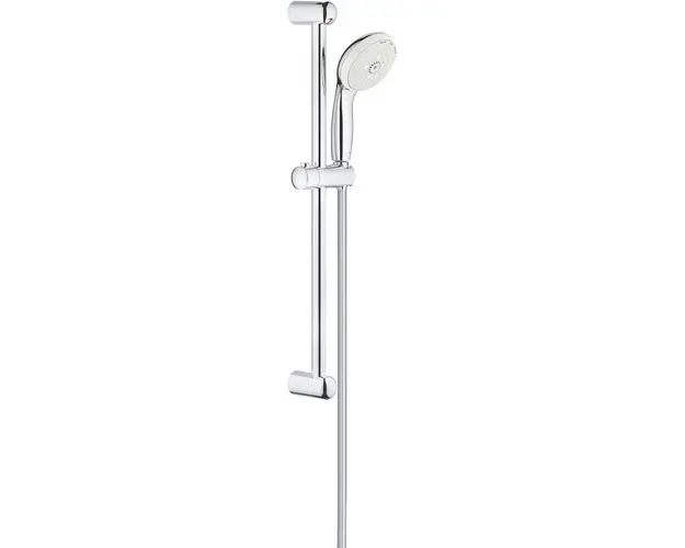Set dus Grohe New Tempesta 100, 3 jeturi, bara 600 mm, furtun Relexaflex 1.75 m, crom, 27794001