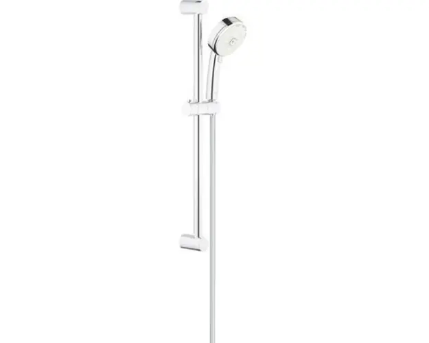 Set dus Grohe New Tempesta Cosmopolitan 100, 4 jeturi, bara 600 mm, furtun Relexeflex 1750 mm, 9.5 l/min, crom, 27580002