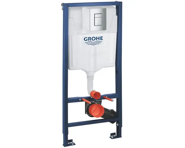 Set incastrat Grohe Rapid SL 3 in 1 cu clapeta Skate Cosmopolitan, crom si set fixare, 38772001