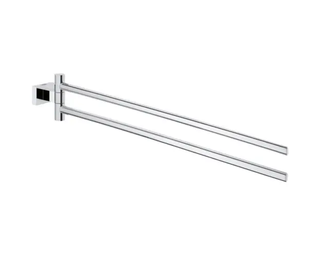 Suport prosop doua brate Grohe Essentials Cube, 439 mm, crom, 40624001