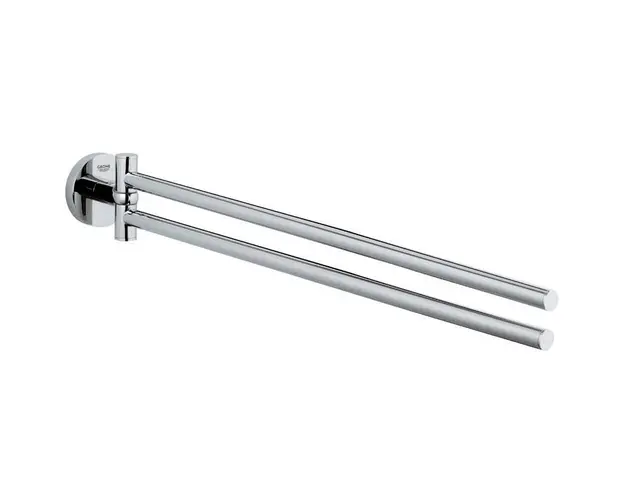 Suport prosop Grohe Essentials cu doua brate mobile, 45 cm, crom, 40371001