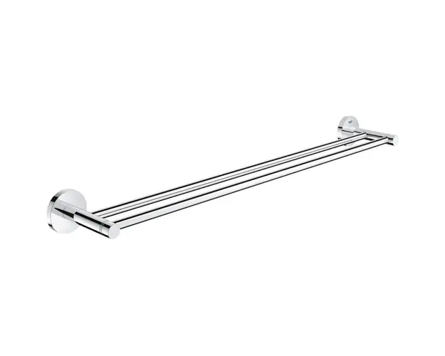 Suport prosop Grohe Essentials, bara dubla, 600 mm, crom, 40802001