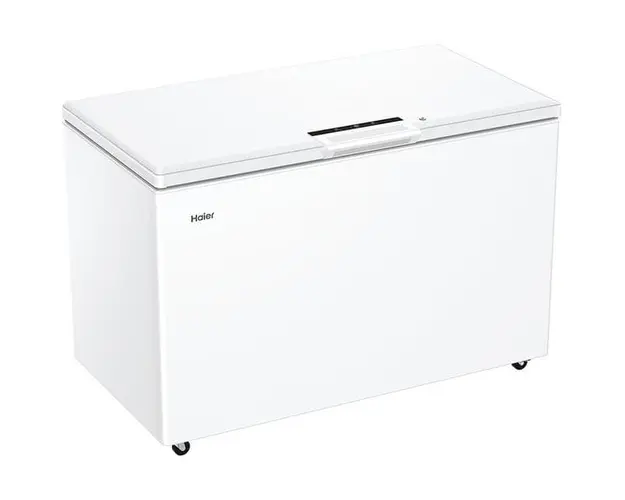 Lada frigorifica Haier HCE420E, Low Frost, 418 l, H 89 cm, Clasa E, alb