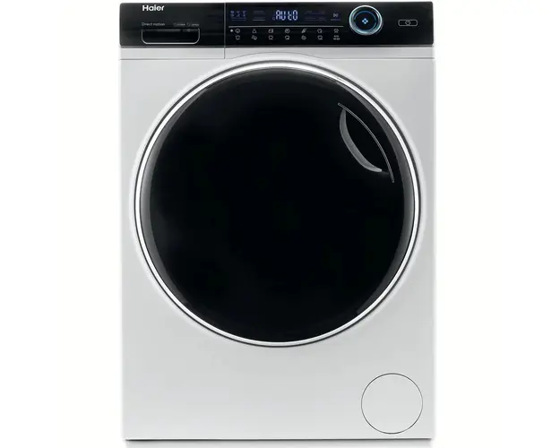 Masina de spalat cu uscator Haier HWD120-B14979-S, Motor Direct Motion, 12+8 kg, clasa A (spalare), 1400 rpm, iRefresh, ABT, Drum light, Dual Spray, Pillow Drum, display Led cu Touch control, Smart Detecting, alba - usa neagra