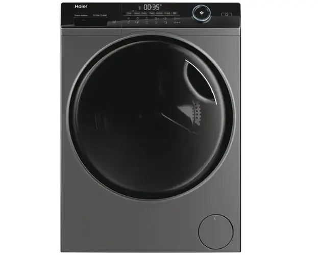 Masina de spalat cu uscator Haier HWD80-B14959S8U1S, Motor Direct Motion, 8+5 kg, clasa A (spalare), 1400 rpm, iRefresh, ABT, Drum light, Dual Spray, Pillow Drum, WIFI, antracit - usa neagra