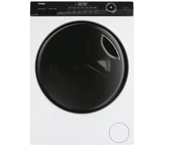 Masina de spalat cu uscator Haier HWD80-B14959U1S, Motor Direct Motion, 8+5 kg, clasa A (spalare), 1400 rpm, iRefresh, ABT, Drum light, Dual Spray, Pillow Drum, WIFI, alba - usa neagra