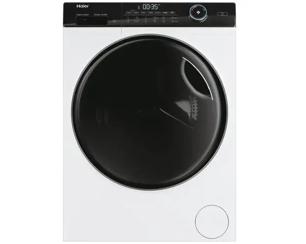 Masina de spalat Haier HW80-B14959U1-S, Motor Direct Motion, 8kg, clasa A (spalare), 1400 RPM, Steam, WIFI+BLU, ABT, Drum light, Dual Spray, i-Time, 11 progr, alba-usa neagra