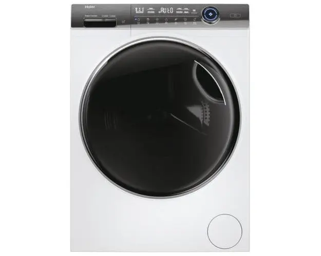 Masina de spalat rufe Haier HW90G-B14979TU1, 9 kg, 1400 rpm, Clasa B, Slim, Refresh, ABT, Steam, Drum light, WIFI, Display Led cu Touch control, iTime, Smart Detecting, Alb