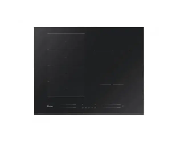Plita incorporabila Haier HAMTSJ54MB1, 65 cm, Multizone, Inductie, VaryCook, Wi-Fi, 15 nivele de putere, 6 zone de gatit, Negru