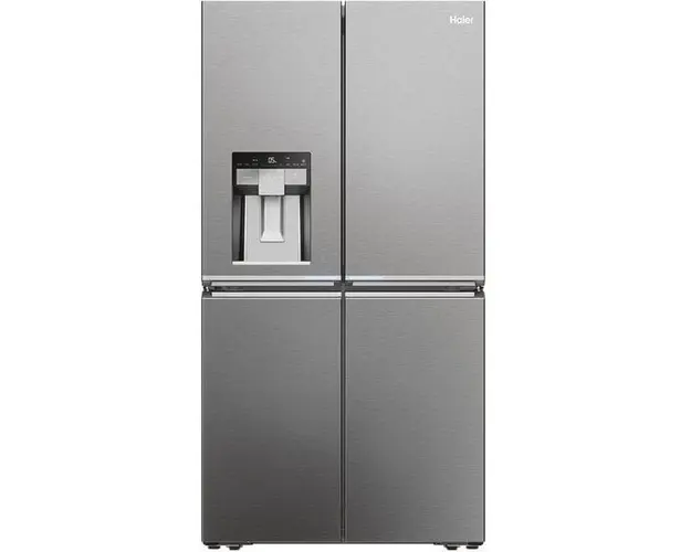Side by Side Haier HCR7918EIMP, Total No Frost, 601 l, H 177.5 cm, Clasa E, Dozator apa, inox