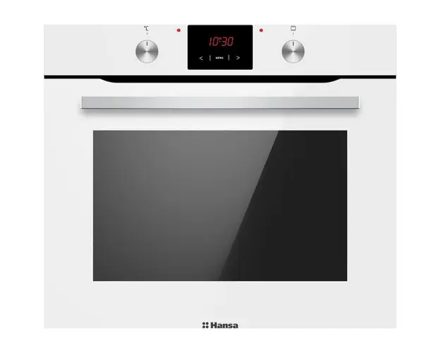 Cuptor incorporabil Hansa BOEW684001, 77 l, 9 functii, Grill, Timer electronic, Clasa A, Alb