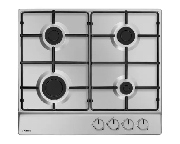 Plita pe gaz Hansa BHGI610102, 60 cm, 4 arzatoare, inox