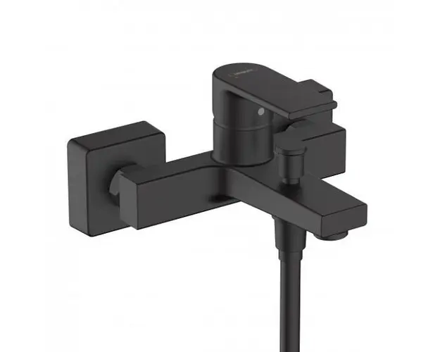 Baterie cada dus monocomanda, negru mat (matt black), Hansgrohe Vernis Shape