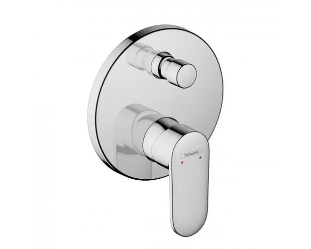 Baterie de dus monocomanda incastrata, cu 2 iesiri, crom, Hansgrohe Vernis Blend