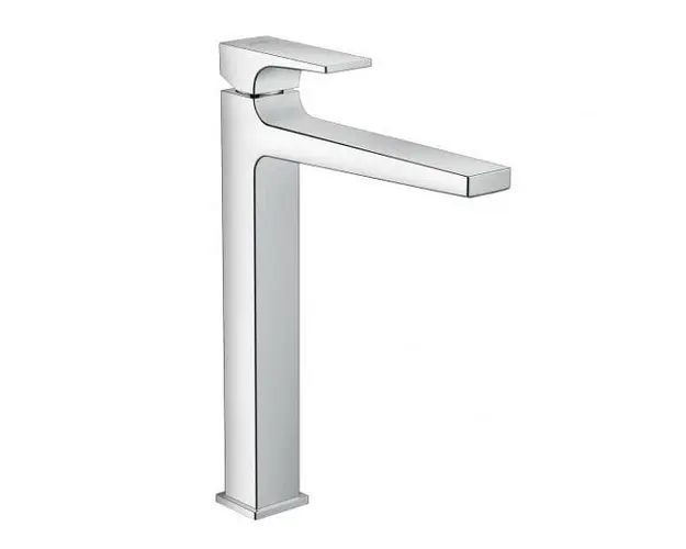 Baterie de lavoar monocomanda 260, inalta, cu ventil push-open, crom, Hansgrohe Metropol