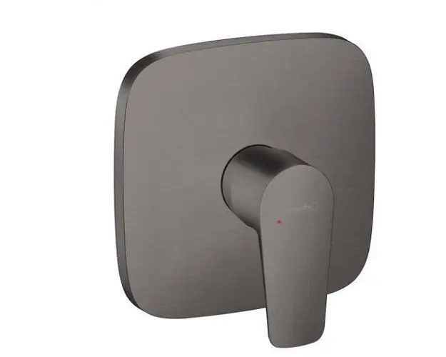 Baterie dus monocomanda, montaj incastrat, antracit satinat, Hansgrohe Talis E