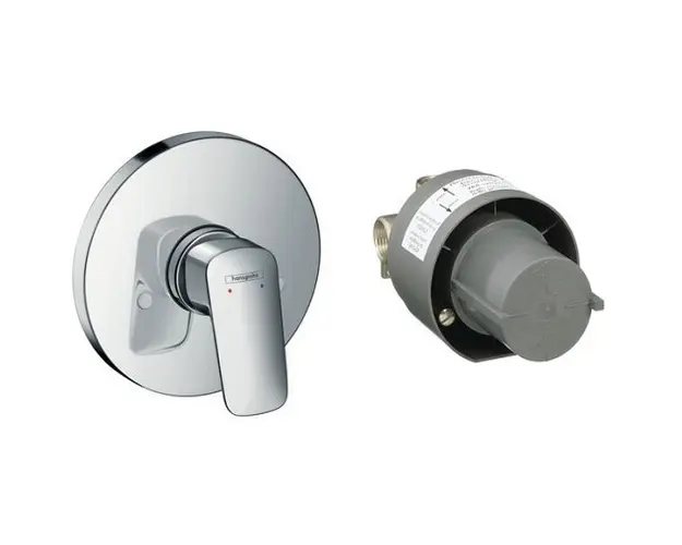 Baterie dus monocomanda, montaj incastrat, set complet, Hansgrohe Logis