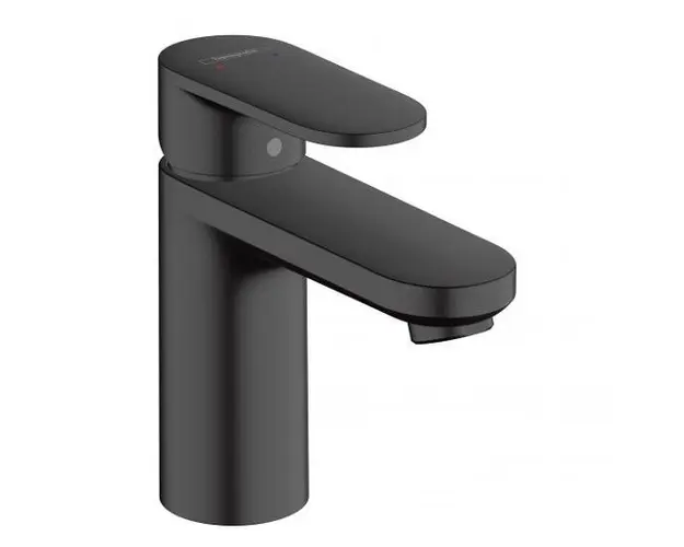 Baterie lavoar monocomanda 100, cu ventil po-up, negru mat, Hansgrohe Vernis Blend