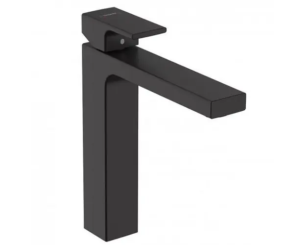 Baterie lavoar monocomanda 190, fara ventil, negru mat (matt black), Hansgrohe Vernis Shape