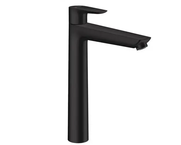 Baterie lavoar monocomanda inalta cu ventil pop-up, negru mat Hansgrohe Talis E 240