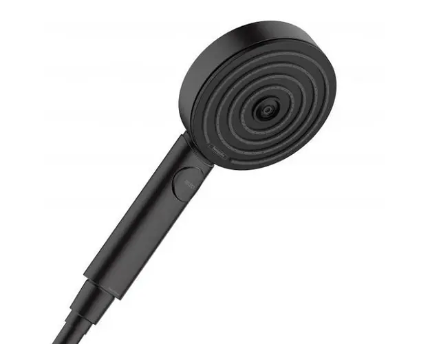 Para de dus mobila 105, 3 Jet Relaxation, negru mat (matt black), Hansgrohe Pulsify Select S