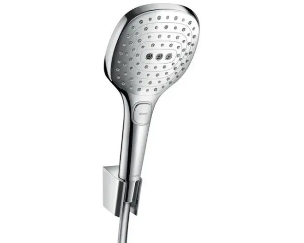 Set de dus cu para porter si furtun HANSGROHE seria RAINDANCE SELECT E 120 3JET