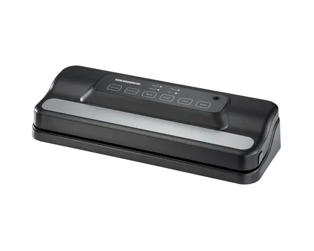 Aparat de vidat Heinner HAV-E110BKSL, vidare umeda /uscata, vidare caserole, panou de comanda tactil, cutter incorporat, compatibil cu pungi cu latimea de 30cm, capacitate vidare: 10L/min, 110W