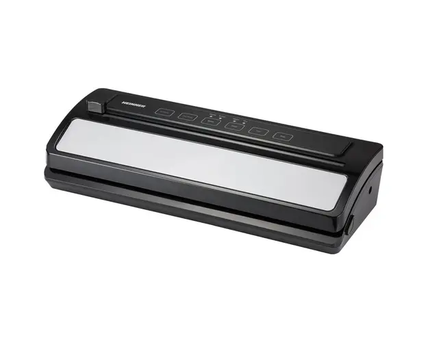 Aparat de vidat Heinner HAV-E110SS, vidare umeda /uscata, vidare caserole, panou de comanda tactil, furtun pentru vidarea caserolelor, cutter incorporat, compatibil cu pungi cu latimea de 30cm, capacitate vidare: 10L/min, 110W