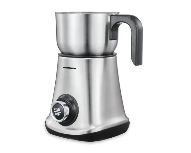 Aparat pentru spumat laptele Heinner Milky Way 300 HMFR-3006TFSS, 500 W, 6 functii presetate, capacitate spumare 300 ml, capacitate incalzire 600 ml, filtru de ceai detasabil, recipient detasabil din otel inoxidabil, carcasa din inox, capac transparent