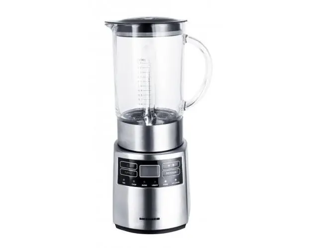 Blender de masa Master Collection HBL-1000XMC, putere maxima: 1000W, display LCD, 5 viteze + functie Pulse, panou de control electronic, design inox