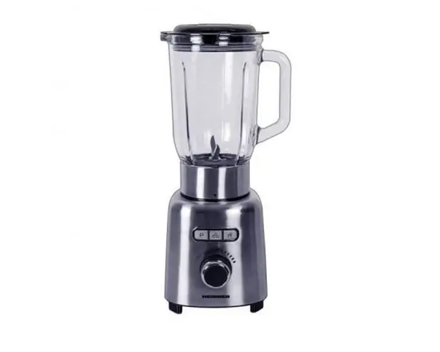 Blender HBL-ICE1000XMC, 1000 W, 1.5 l, Viteza variabila, Pulse, Zdrobire gheata, Bol sticla, Inox